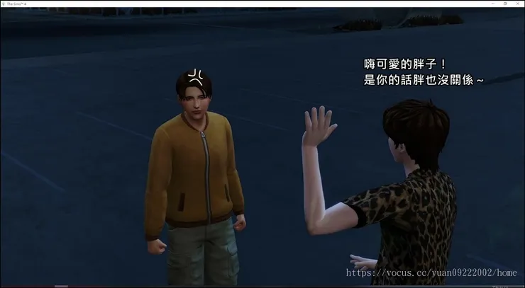 在家前面遇到可愛的雨果（尹渲美化）