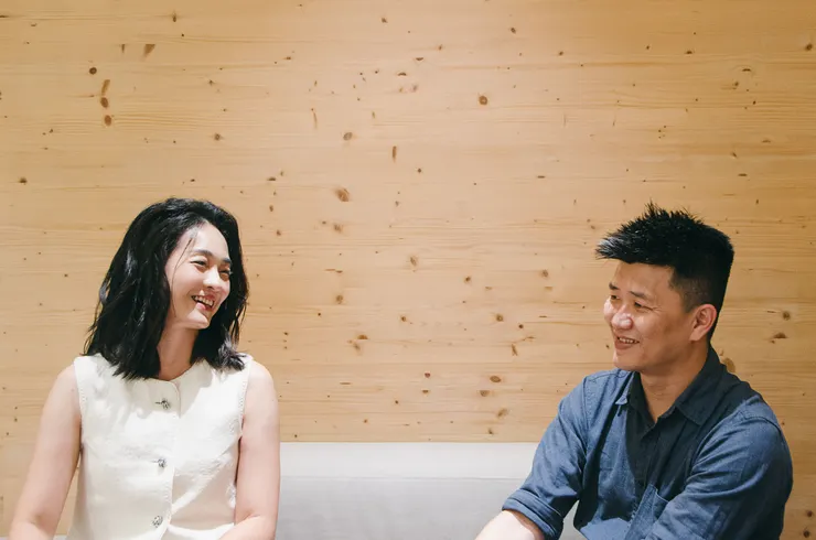 《人生海海》導演廖克發 ╳ 演員陳雪甄專訪。/攝影:ioauue