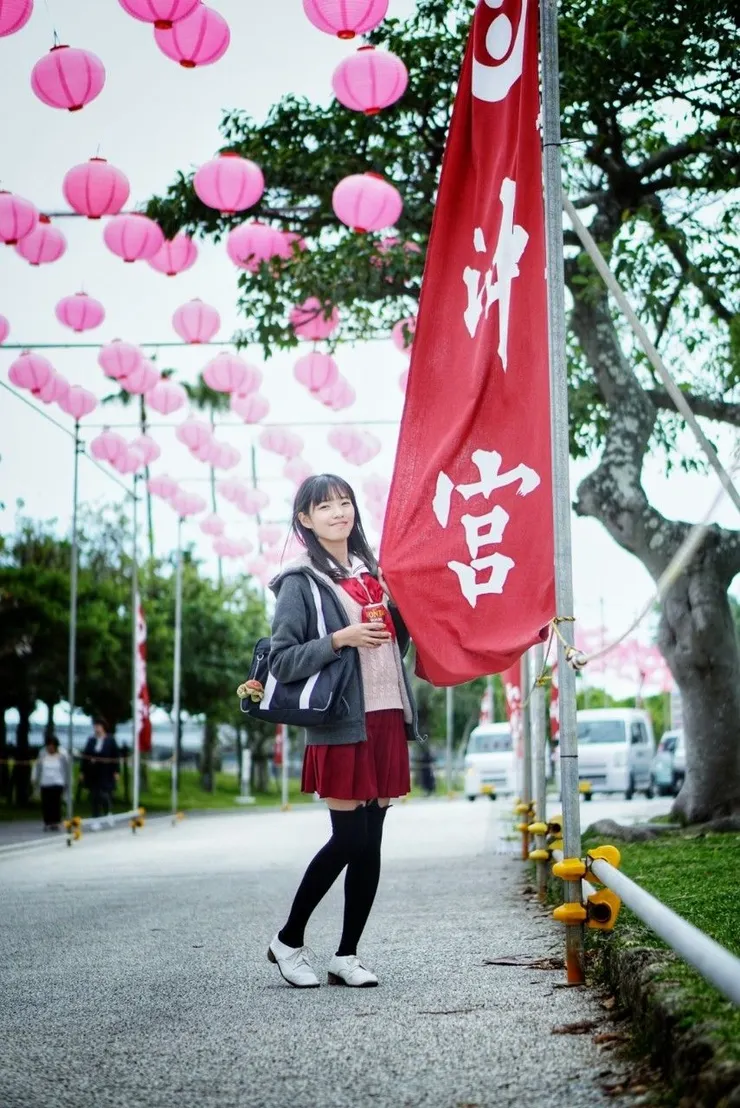 粉紅色的人粉紅色的神社