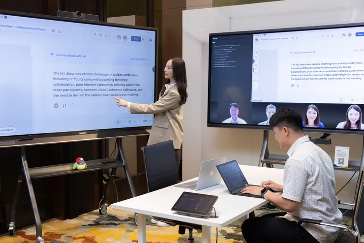 ViewSonic的「未來會議室」、「個人工作站」、「未來展演廳」、「未來工作站」，以解決始用者痛點為核心，結合AI加強個人化體驗。圖：ViewSonic提供