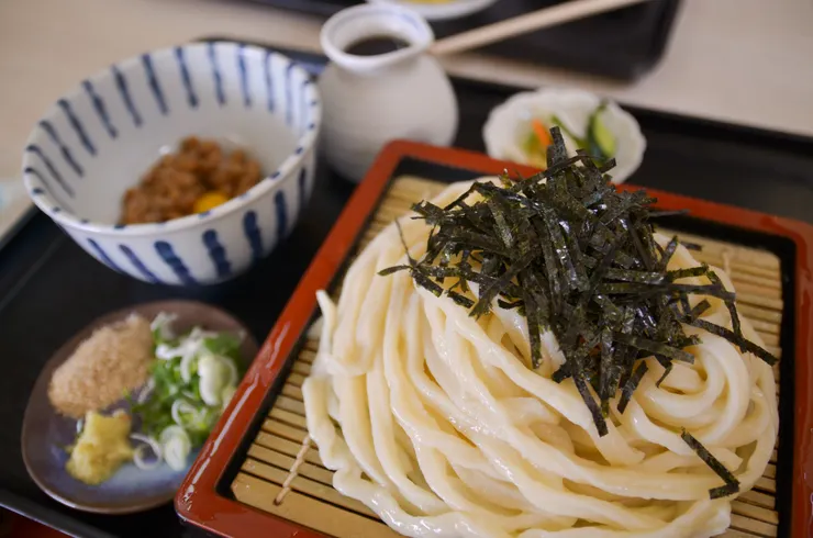 第一次來時點的納豆烏龍沾麵