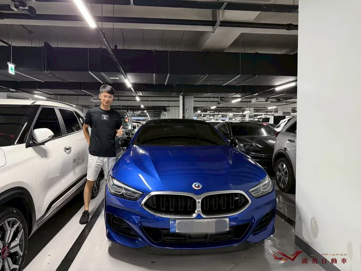 瑪飛自動車親自到韓國幫客戶檢查車輛。韓規BMW (G15) M850i xDrive Gran Coupe外匯車