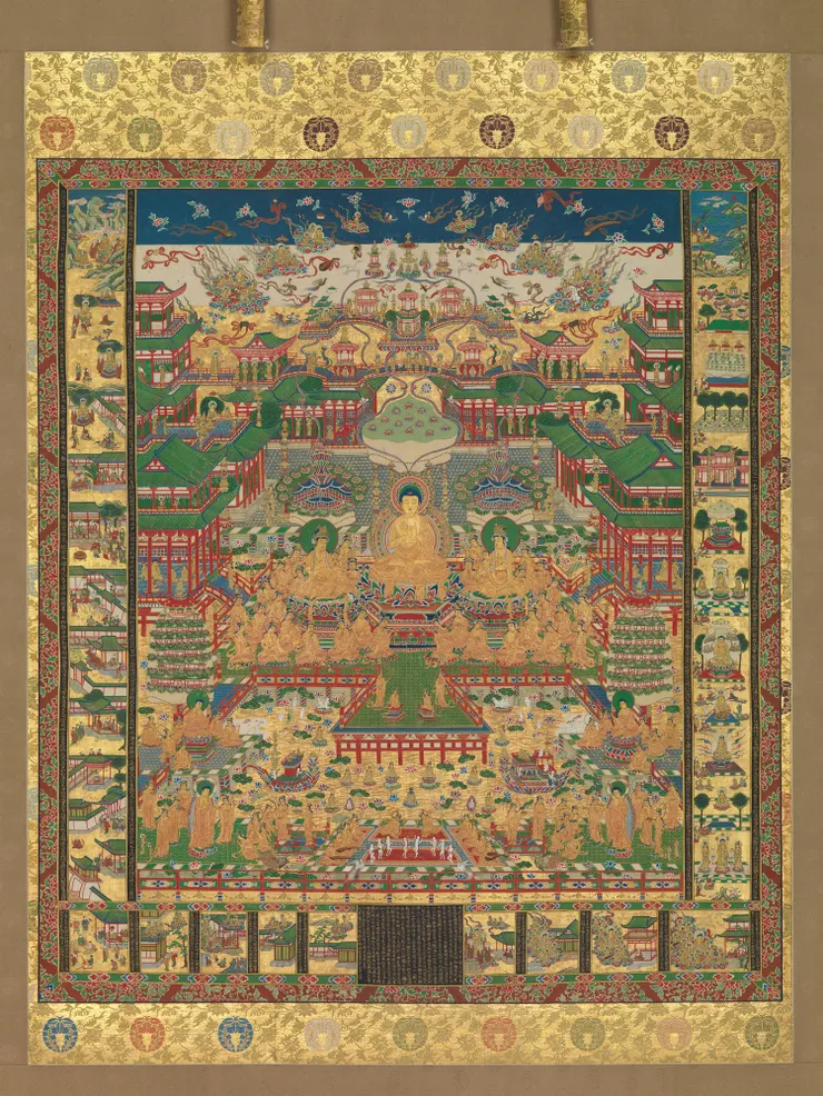 引 : 当麻曼荼羅図, 江戸時代