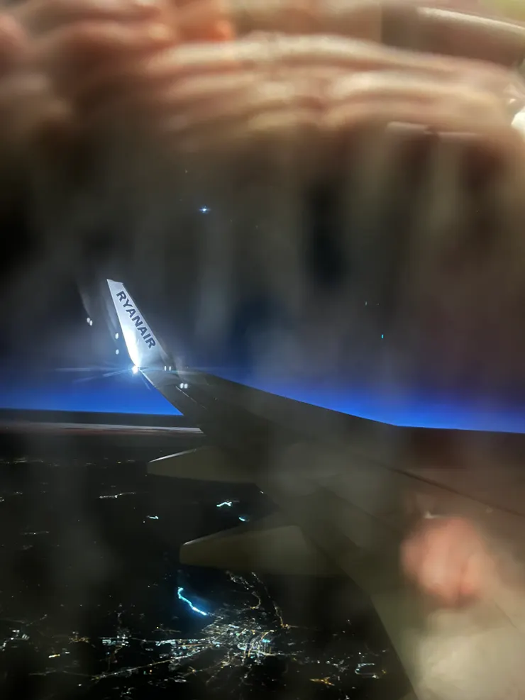 瑞安航空 巴里BRI - 柏林BER FR3310 22A座位