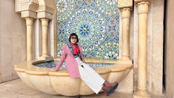 清真寺周圍的噴泉，在此洗手、洗臉以保持潔淨。