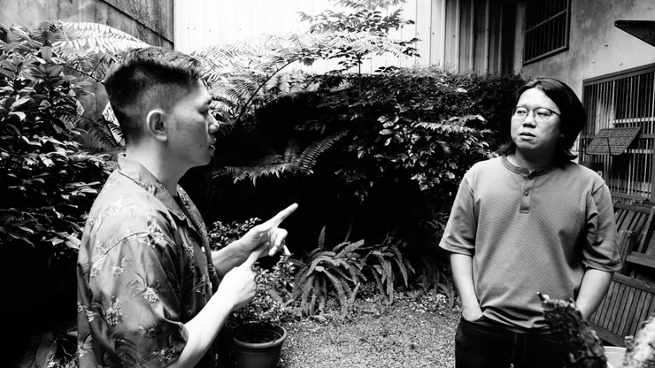 左起:鄭聿、陳昌遠