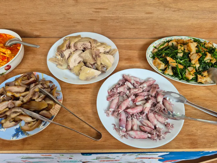 享用驛站老闆自己種植的在地美食，為本次行劃下完美的Ending。