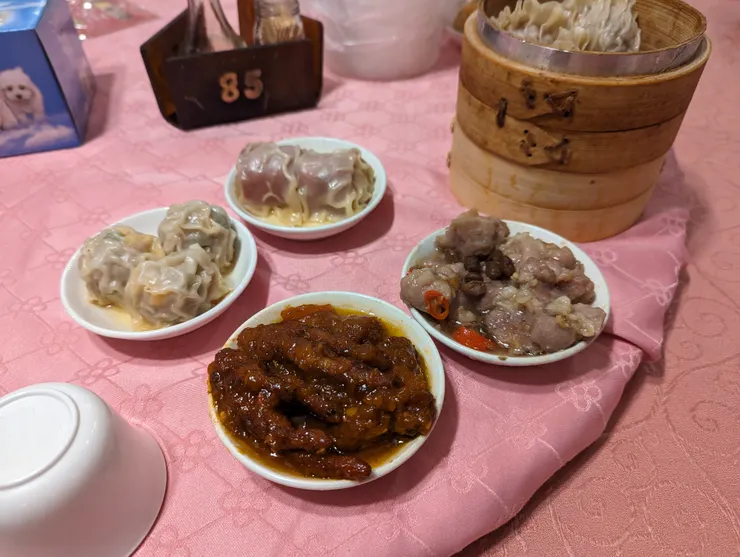 金獅樓有很多種各式點心