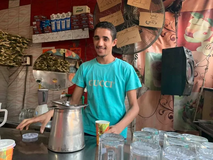 甘蔗汁好喝超划算，一杯5埃磅