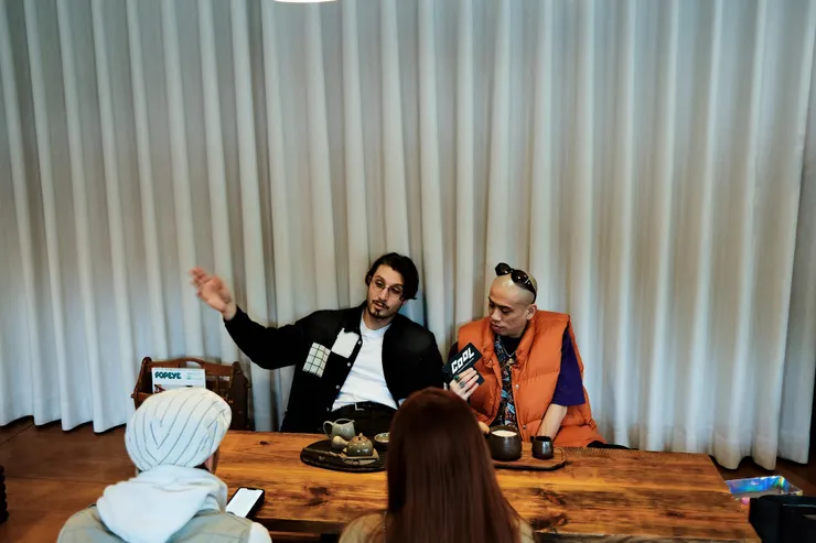 BBno$ Ｘ新鮮鱒魚，雜誌採訪中