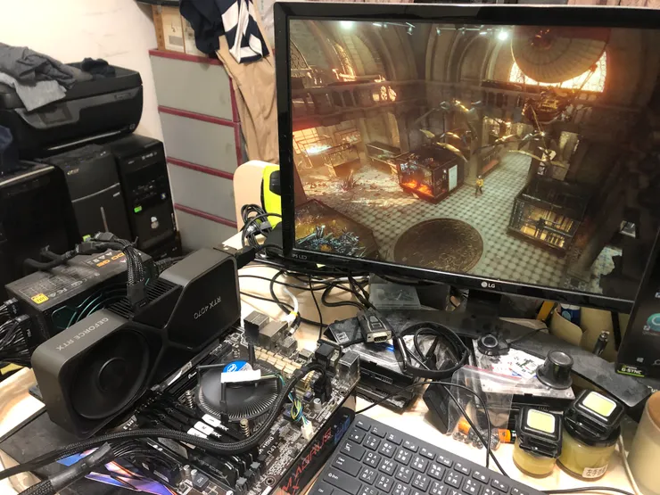 開始進行顯示卡效能測試。