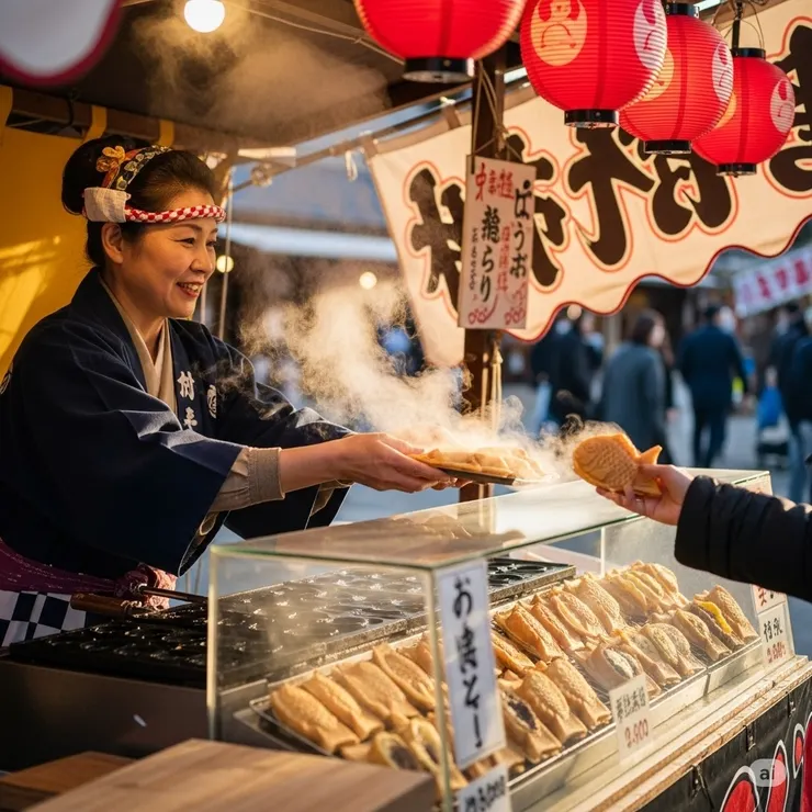 圖3 鯛魚燒在日本的民如文化中是出名的點心