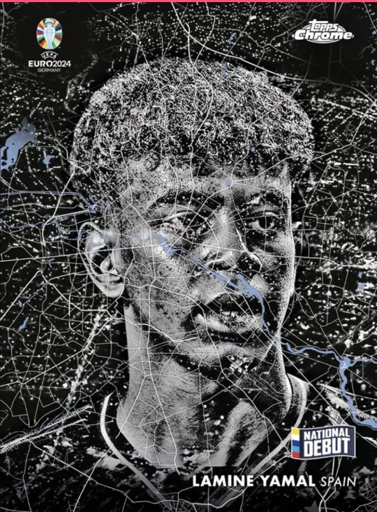 2024 Topps Chrome UEFA Euro Berlin at Night