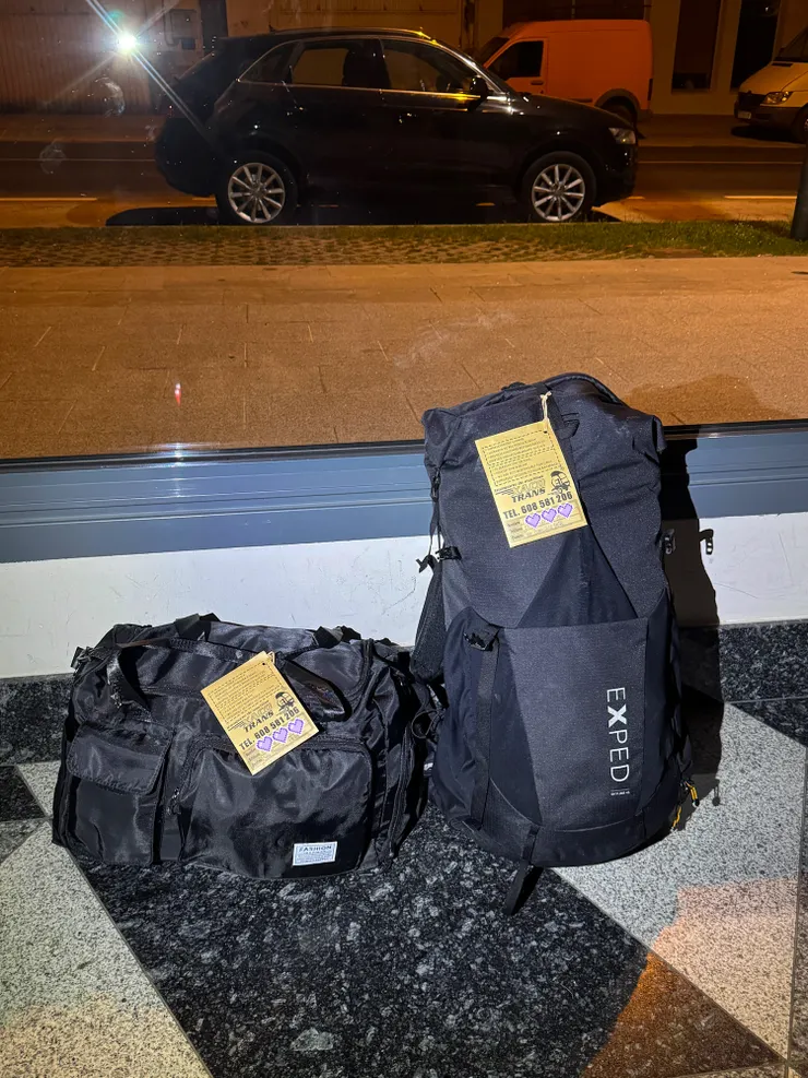 最後第四天要走42.78公里，在aruza 多買一個袋子運走用不到的物品，必須平安無事走完最後一段漫漫長路。