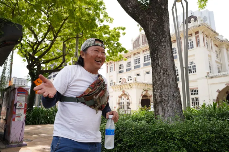 大哥身上的氣息，如同馬來西亞的氣候，散發濃濃的熱情