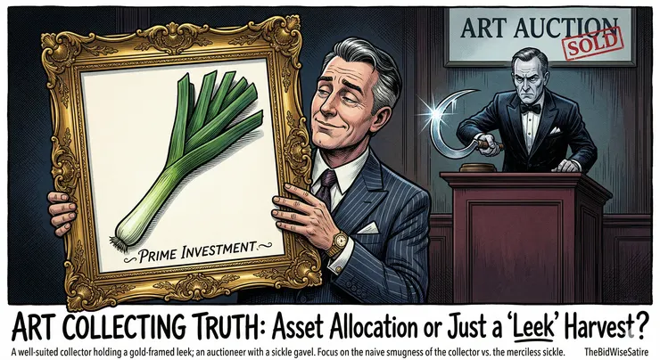 新手藏家在資訊混亂的藝術市場中，淪為被收割的韭菜