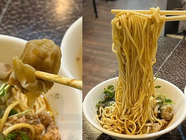 (信義區美食)查記麵館~老字好紅油皮蛋麵!餛飩飽滿、魚丸彈牙