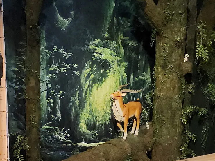 魔法公主拍攝佈景