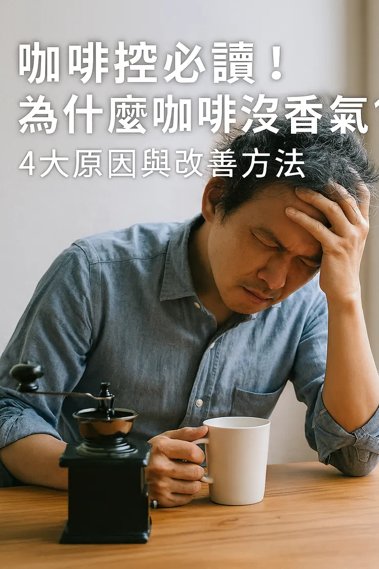 咖啡控必讀！為什麼咖啡沒香氣？4 大原因與改善方法