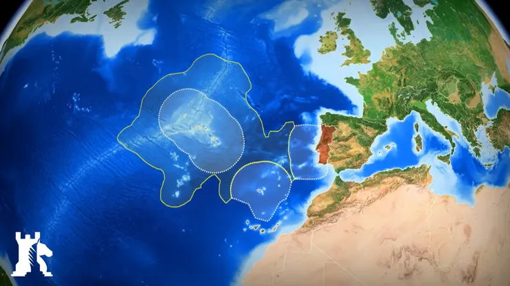 亞速爾群島和馬德拉群島周邊都有廣大的大陸棚