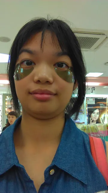 韓國跟團購物站保養品推銷與黑色眼膜