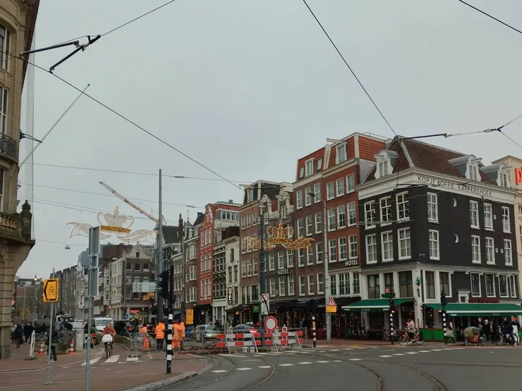 12月的阿姆街景