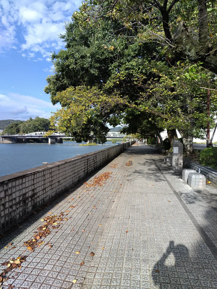 木曾川河堤走道