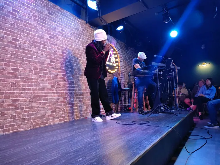 第一排的感覺實在很美好，超級感謝朋友Sky的幫忙與招待。