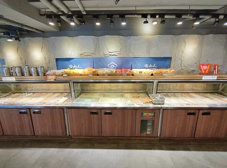 三大櫃的自助食材