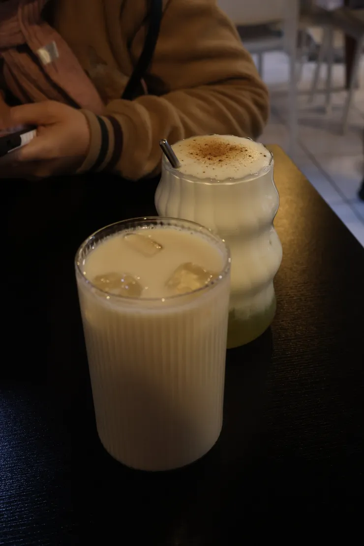 豆漿、甘蔗歐蕾