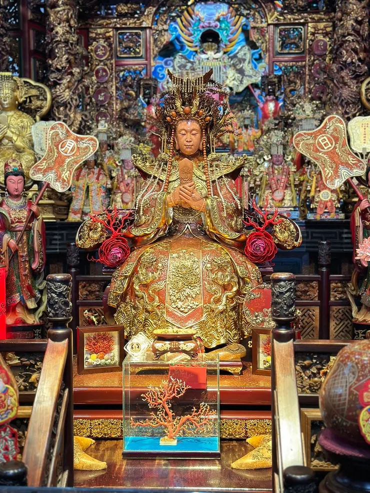 近看表情真的很細緻，下方還有放原珊瑚展示