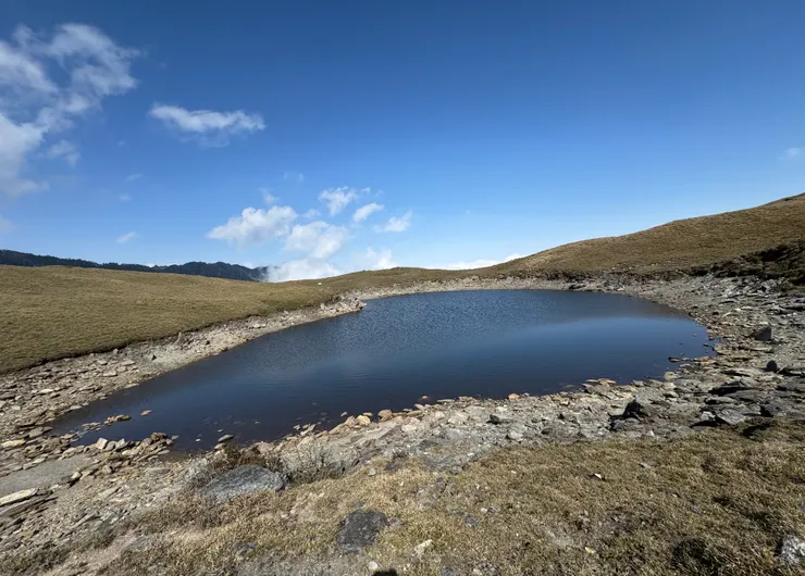 美麗的白石池。