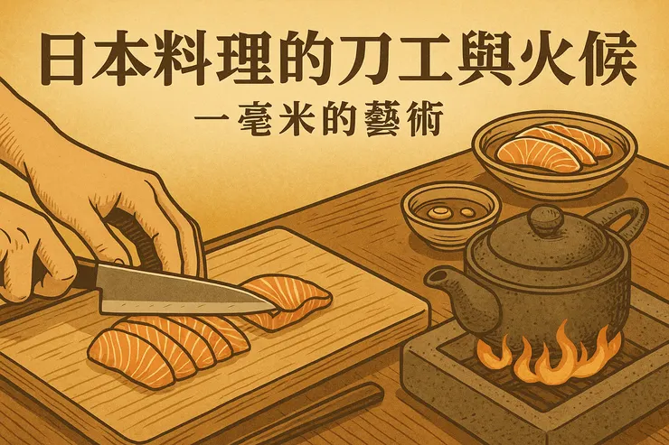 日本料理的刀工與火候:一毫米的藝術