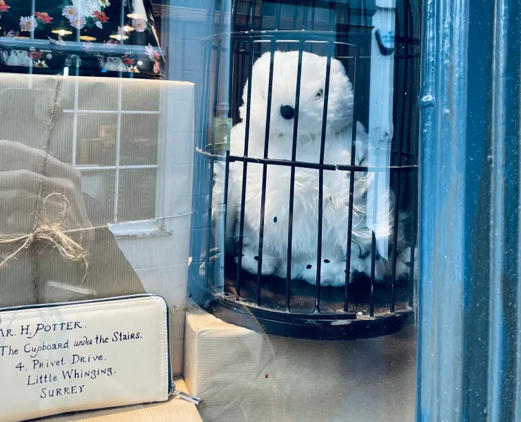 哈利波特紀念品店──「那個不能說出名字的店」(The Shop That Must Not Be Named)。