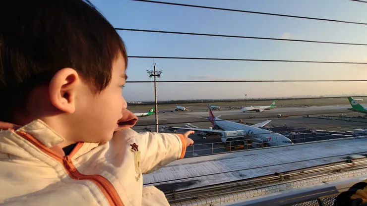 看飛機起飛初體驗