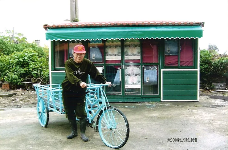 2005年的阿伯（楊錦聰的父親）