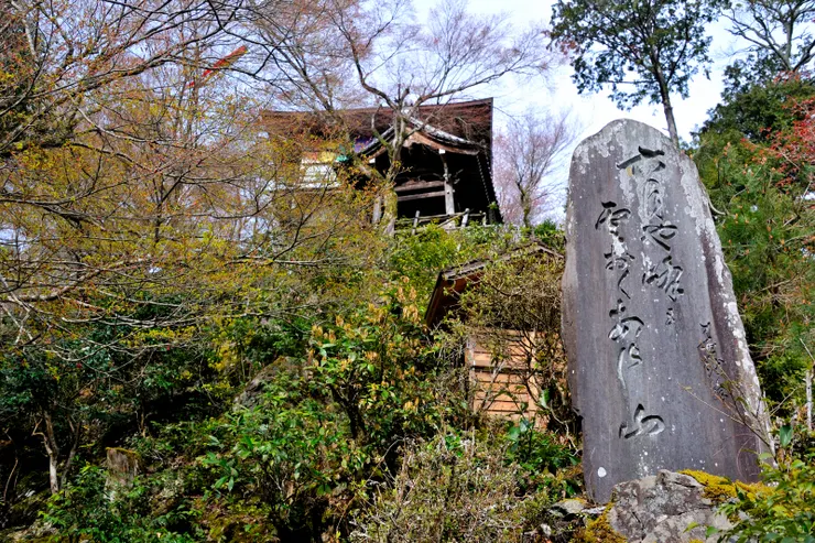 仰望千光寺大悲閣