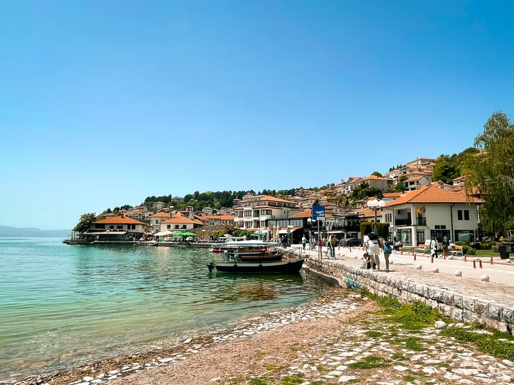 View of Ohrid Lake shot by Emma@ Ohrid ,Macedonia. 05 / 2024.