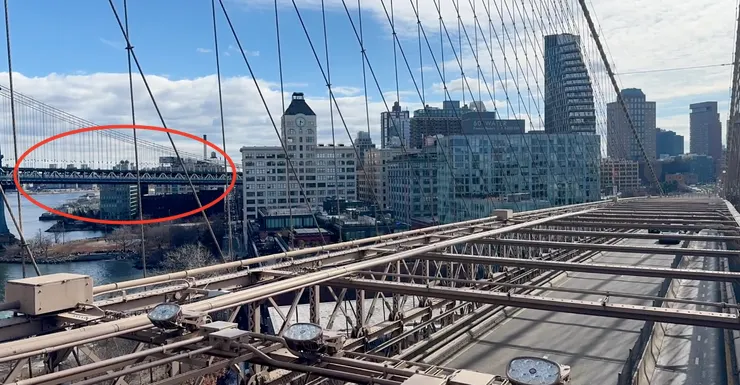 從布魯克林大橋遠眺曼哈頓大橋