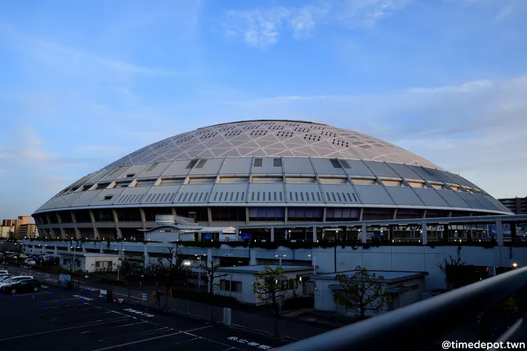 外觀像是飛碟一樣的名古屋巨蛋是我日旅經歷中的第一顆巨蛋