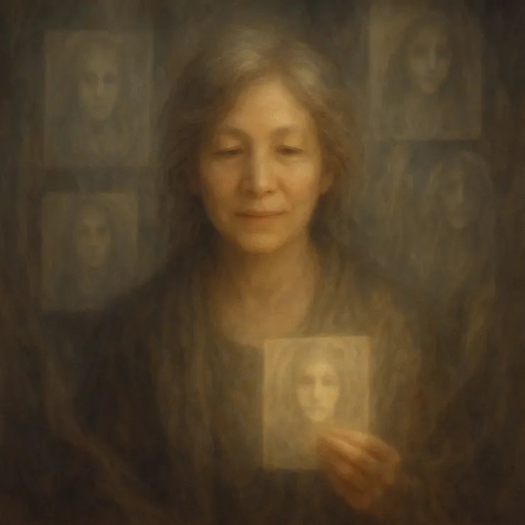 She learned her craft from silence. As a child, she would sit beside her grandmother, whose voice had long since vanished.