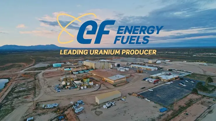美國 Energy Fuels 猶他州工廠照片。美國稀土加工嘗試在本土建立供應鏈以降低依賴。