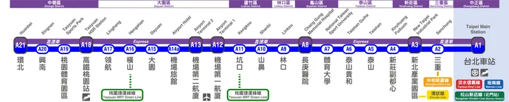機場捷運沿線站點 A22老街溪站於2023年7月31日通車