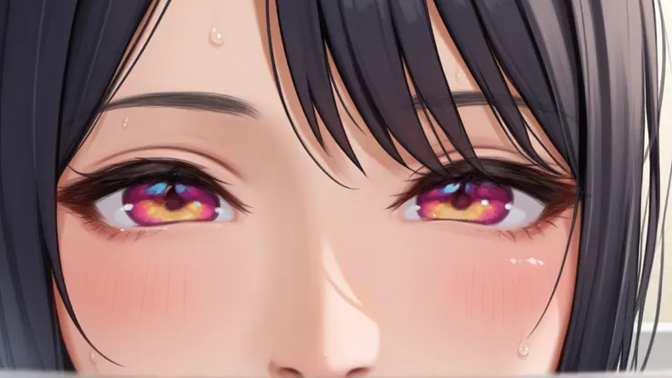 她的眼神