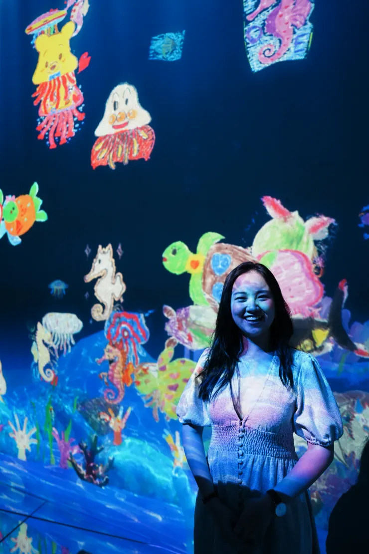 跟大家的作品合照!