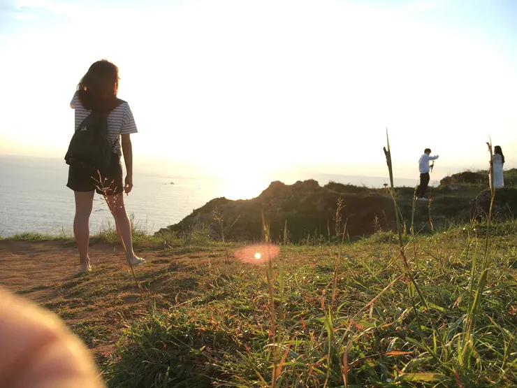 常常起個大早前往龍磐草原看日出