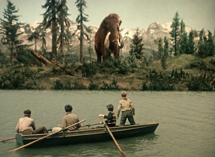 《史前探險記》電影劇照／劇照提供：Karel Zeman Museum