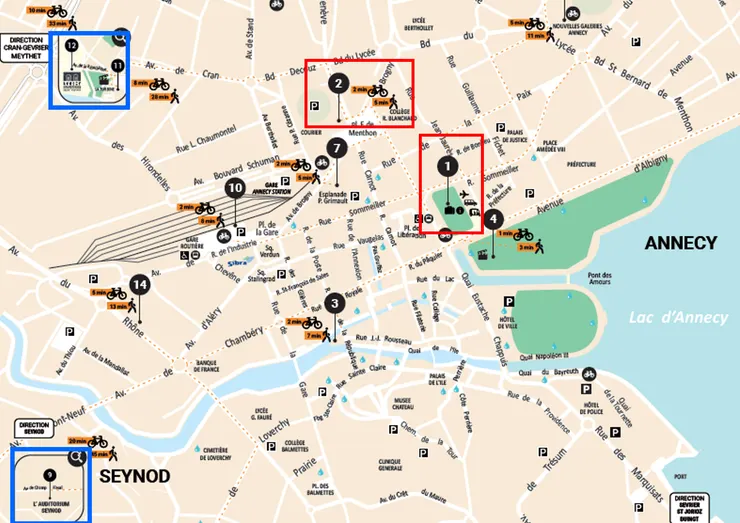 安錫影展周邊地圖／安錫影展 提供