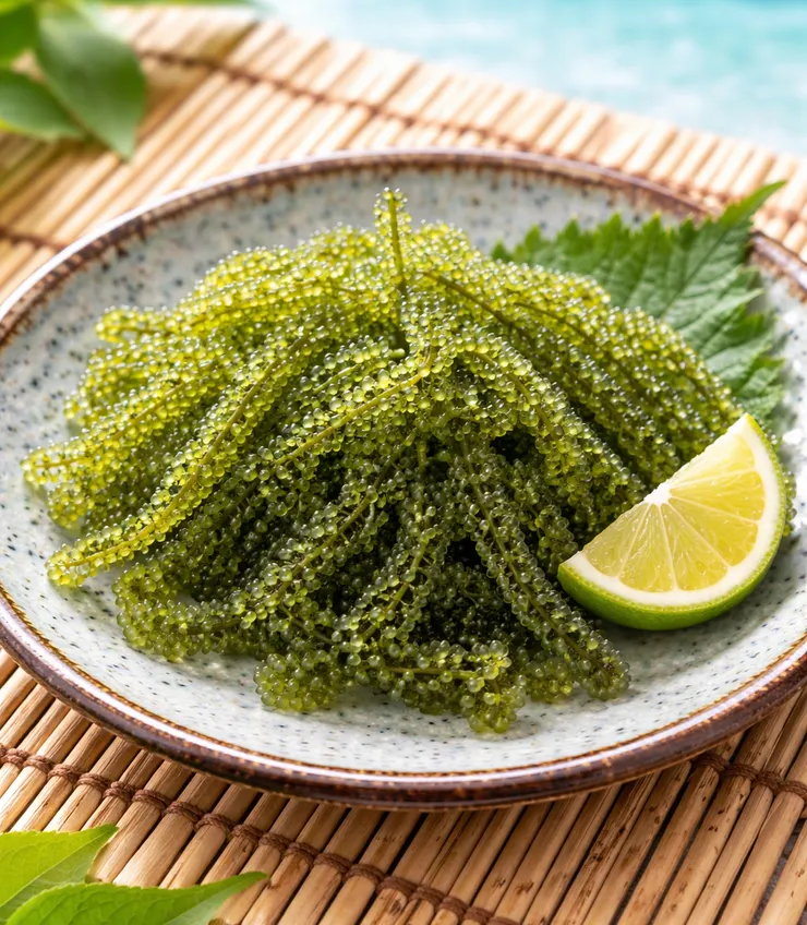 清脆爽口的海葡萄(AI生成)