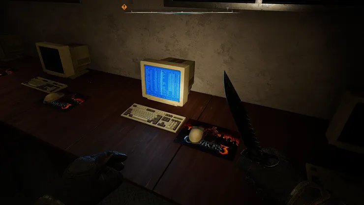 現在很難看到這種螢幕了，小時候還用這種螢幕打CS1.3到CS1.6